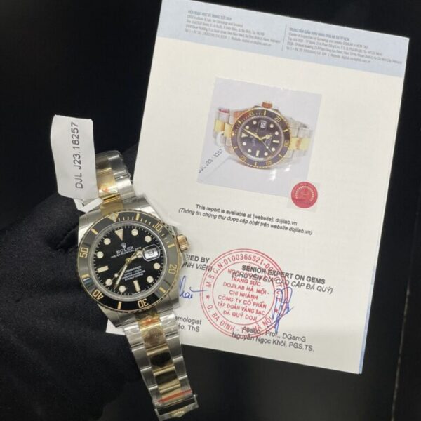 Dong Ho Boc Vang Rolex Sumariner Tinh Chinh May 3235 GM Factory 41mm 2 1