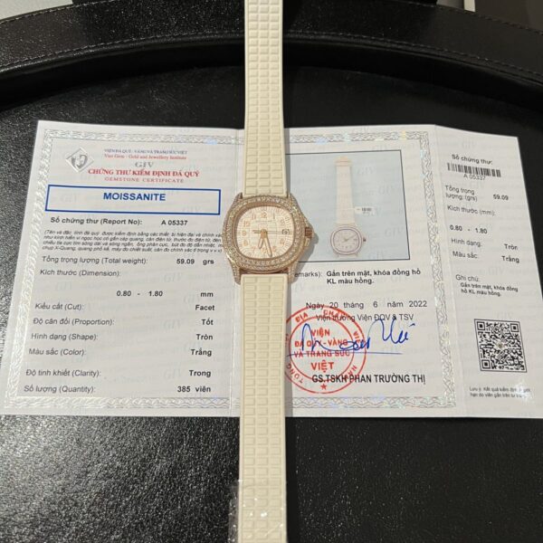 Dong Ho Che Tac Patek Philippe 5067 Boc Vang That Dinh Full Kim Cuong Moissanite 35 1 1