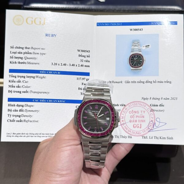 Dong Ho Nam Patek Philippe Nautilus 5723 Do Da Ruby Do Replica 11 40mm 3 1