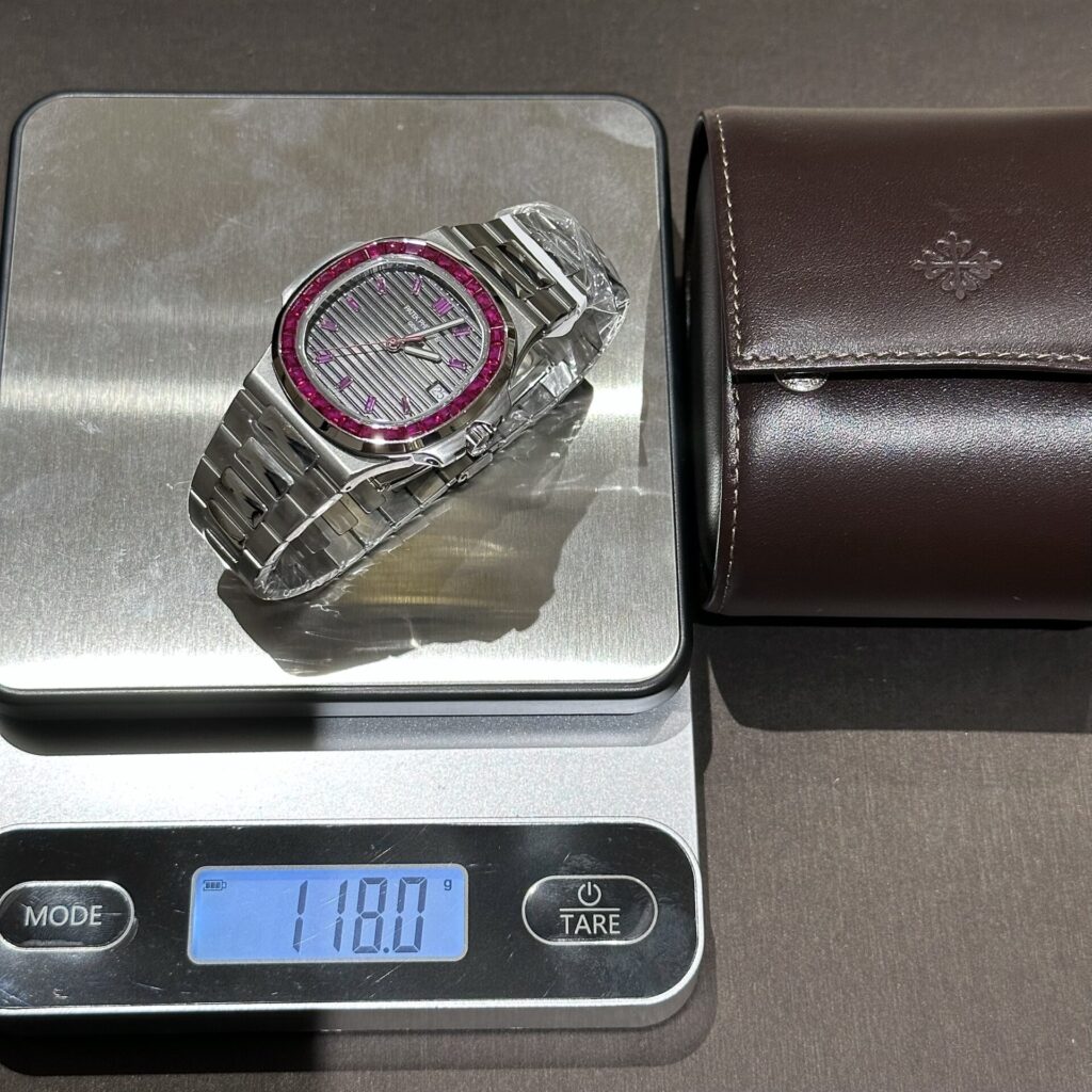 Patek Philippe Nautilus 5723 With Red Ruby Stone Super Clone Watch 40mm - Image 2