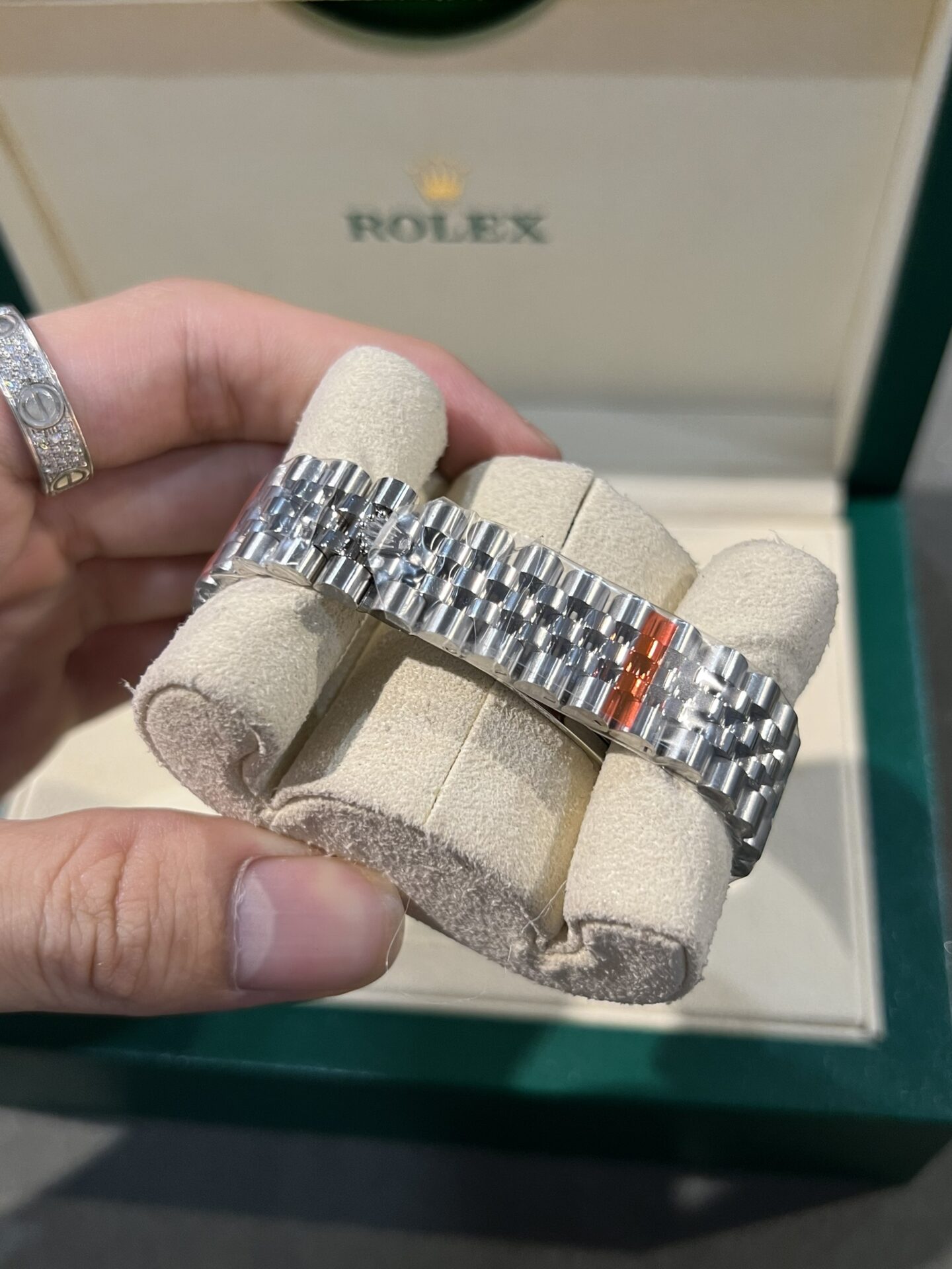 Rolex Super Clone Watch DateJust Womens Black Dial 31mm - Image 5