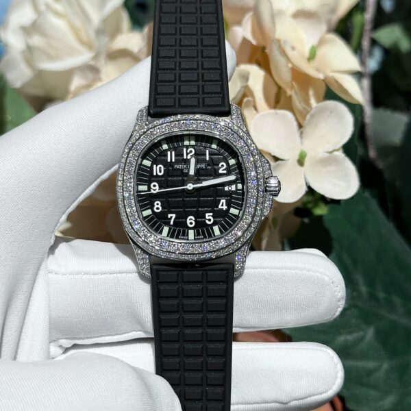 Dong Ho Patek Philippe Aquanaut 5069G Dinh Kim Cuong Moissanite 35 6 1