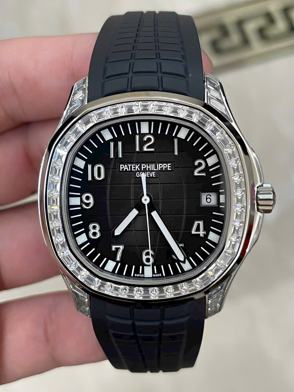 Patek Philippe Super Clone Watch Aquanaut 5167G Rubber Strap GR Factory 40mm