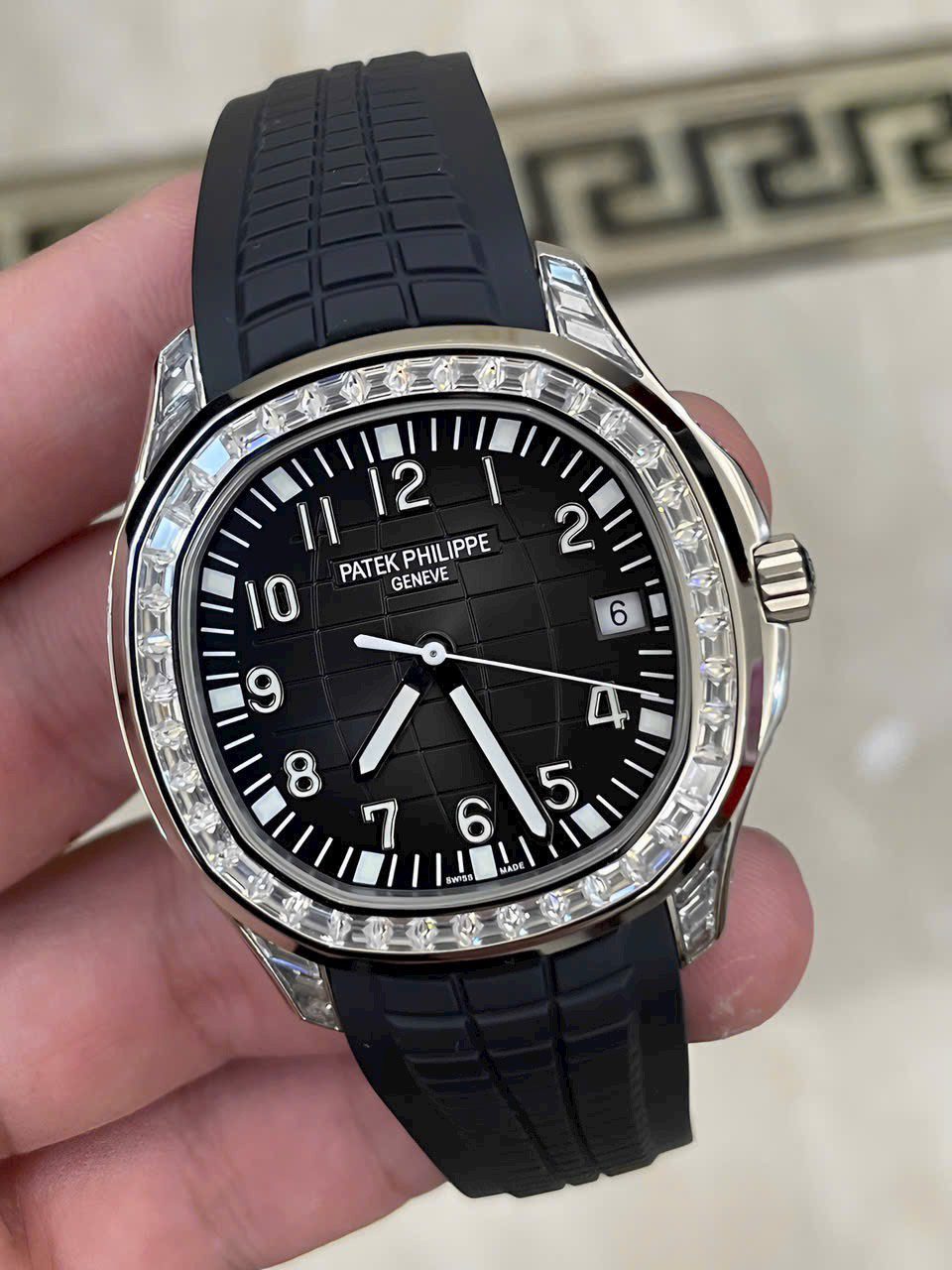 Patek Philippe Super Clone Watch Aquanaut 5167G Rubber Strap GR Factory 40mm - Image 3
