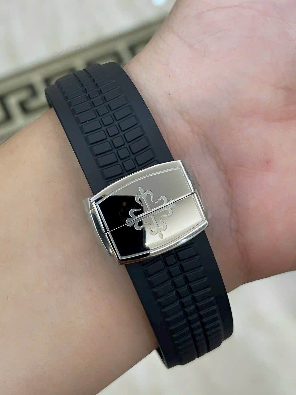 Patek Philippe Super Clone Watch Aquanaut 5167G Rubber Strap GR Factory 40mm - Image 9