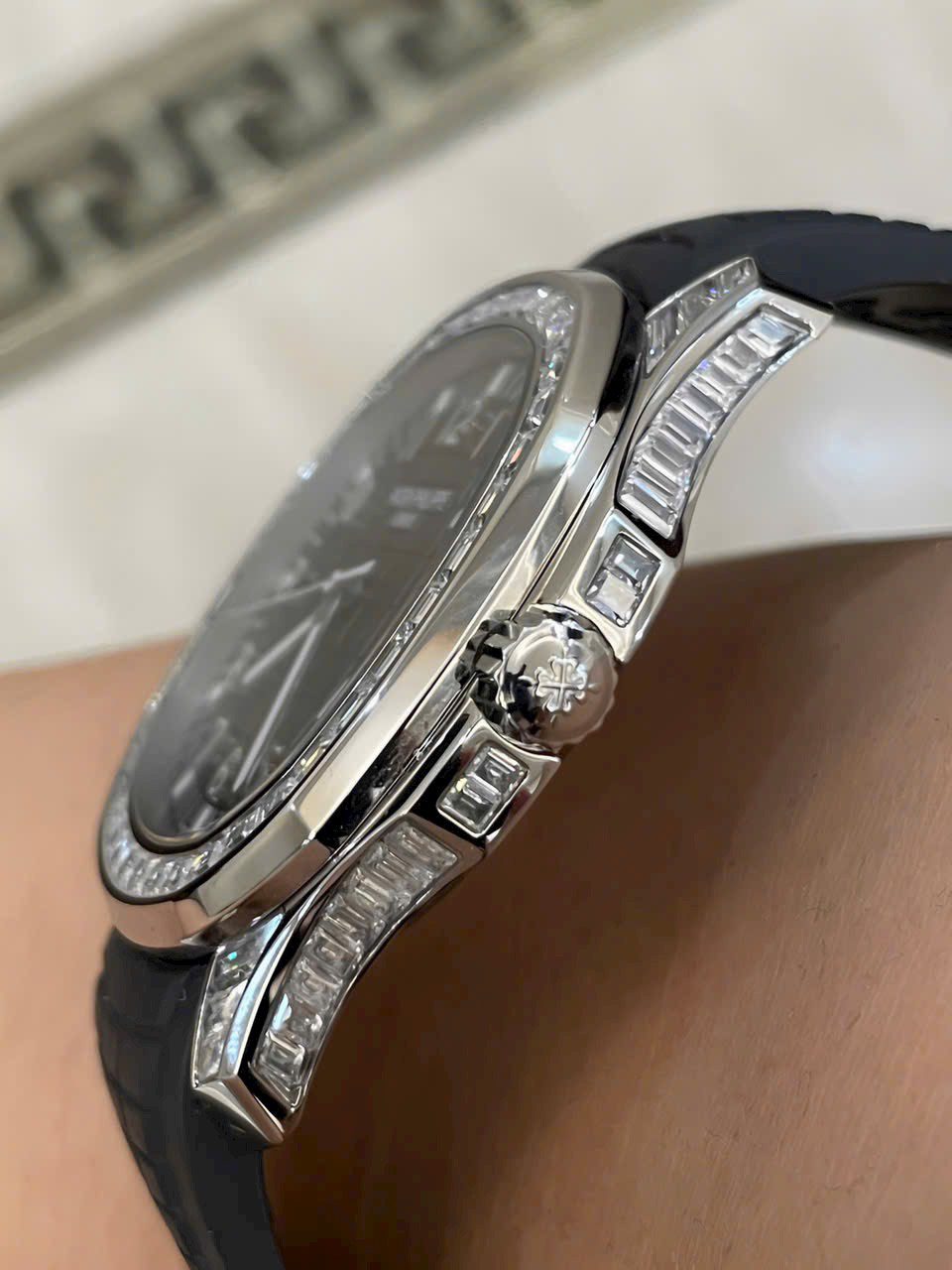 Patek Philippe Super Clone Watch Aquanaut 5167G Rubber Strap GR Factory 40mm - Image 7