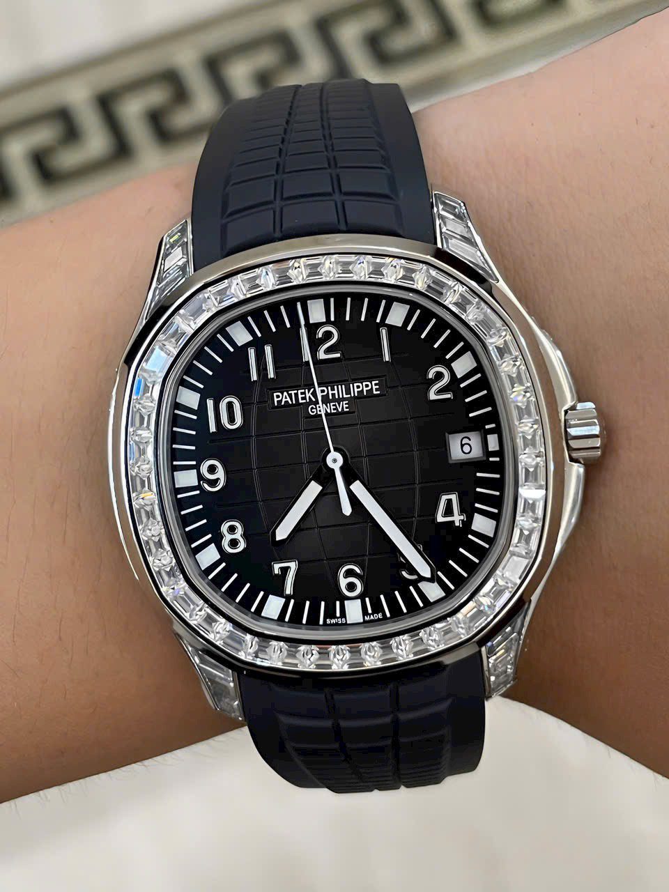 Patek Philippe Super Clone Watch Aquanaut 5167G Rubber Strap GR Factory 40mm - Image 4