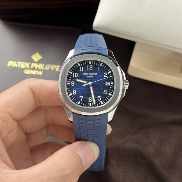 Dong Ho Patek Philippe Aquanaut 5168G Replica 11 Xanh Blue 3K 42 6 scaled 1