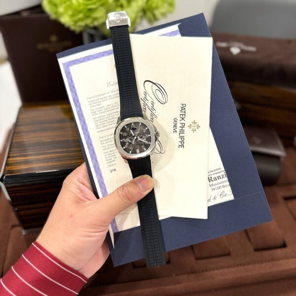 Dong Ho Patek Philippe Aquanaut 5261G Mat So Xam Replica Cao Cap Nhat 40mm 1 1