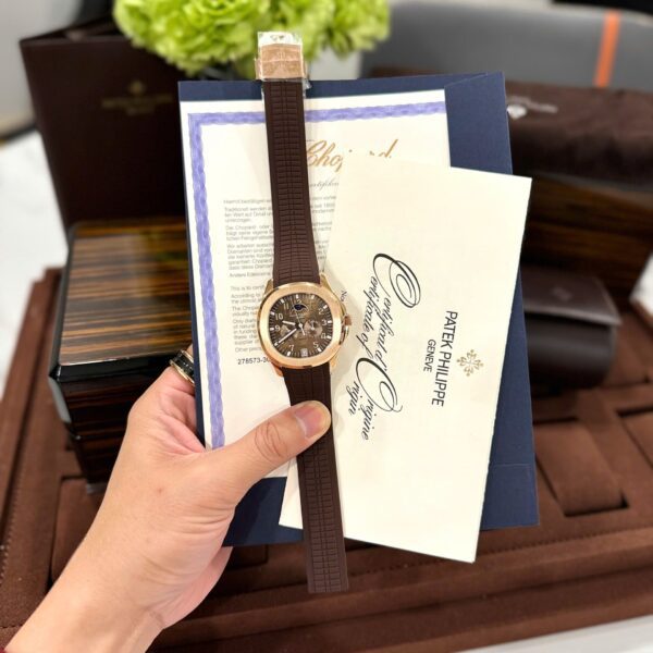 Dong Ho Patek Philippe Aquanaut 5261R Mat So Chocolate Replica Cao Cap Nhat 40mm 2 1