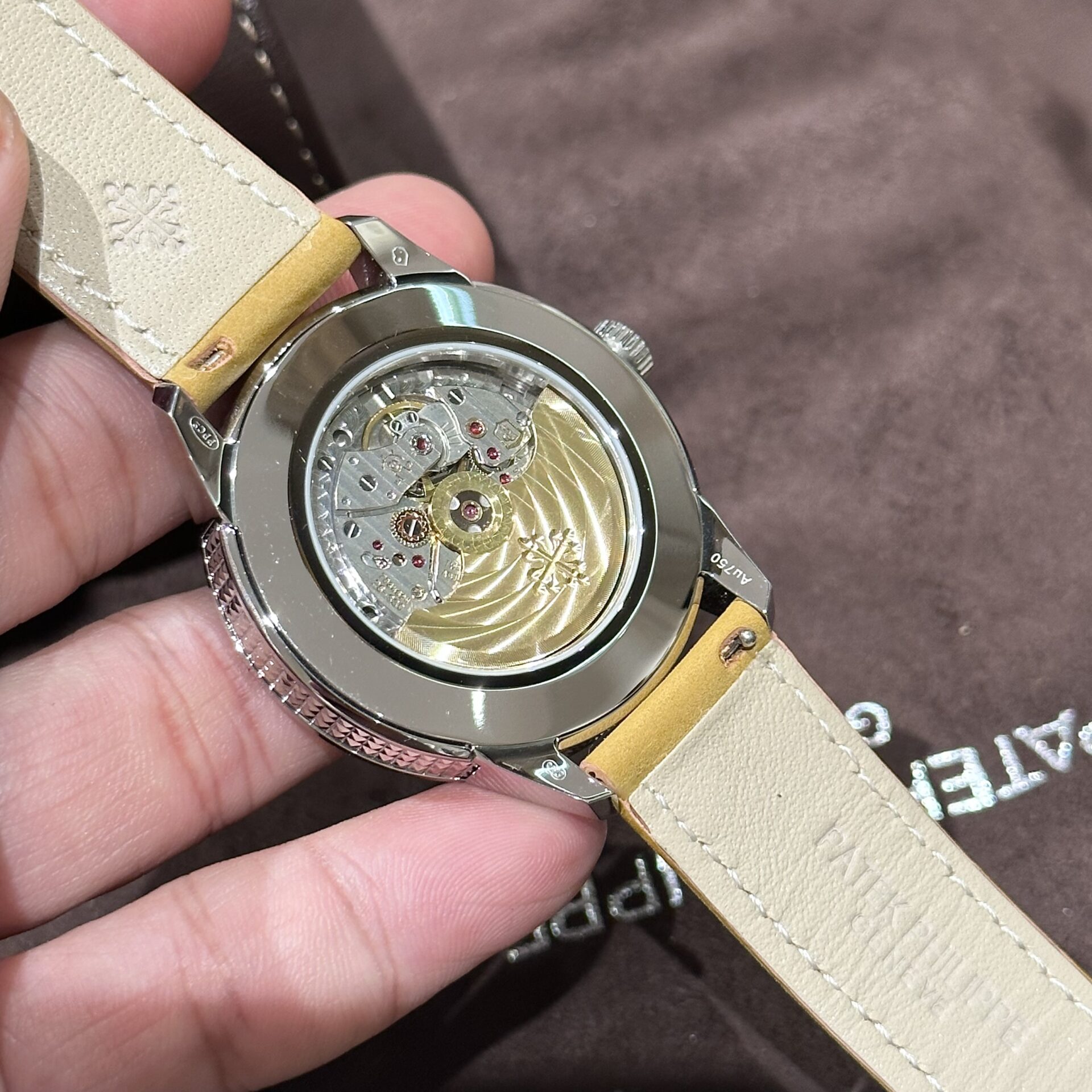 Patek Philippe Calatrava 5226G Best Super Clone Watch Leather Strap 40mm - Image 4