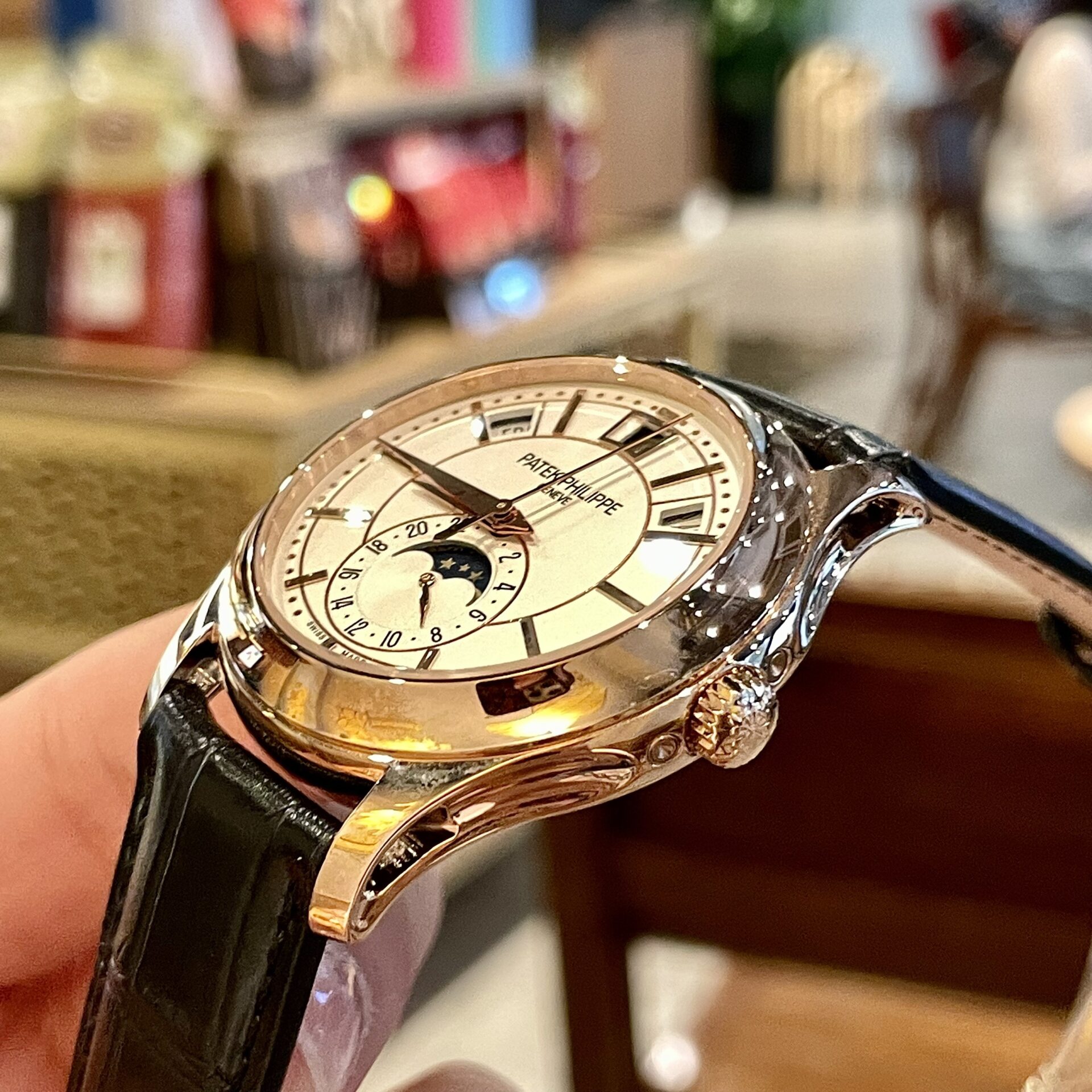 Patek Philippe Complications 5205R Super Clone 1:1 Watch Leather Strap 40mm - Image 3