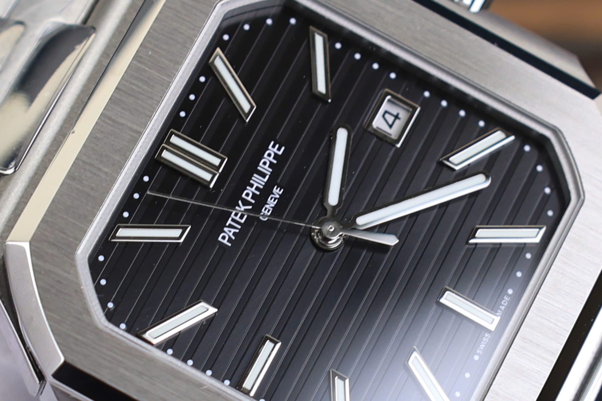 Patek Philippe Cubitus 5821 Super Clone Black Dial Stainless Steel TW Factory 45mm - Image 6