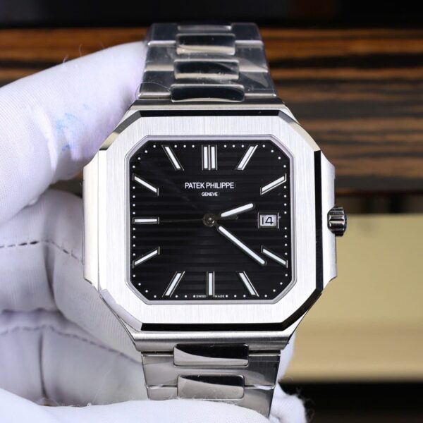 Dong Ho Patek Philippe Cubitus 5821 Mat Den Replica Nha May TW 45mm 7 1