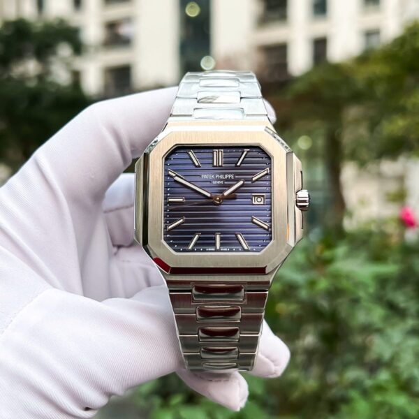 Dong Ho Patek Philippe Cubitus 5821 Rep 11 Cao Cap Mat Xanh Blue 43mm 2 1