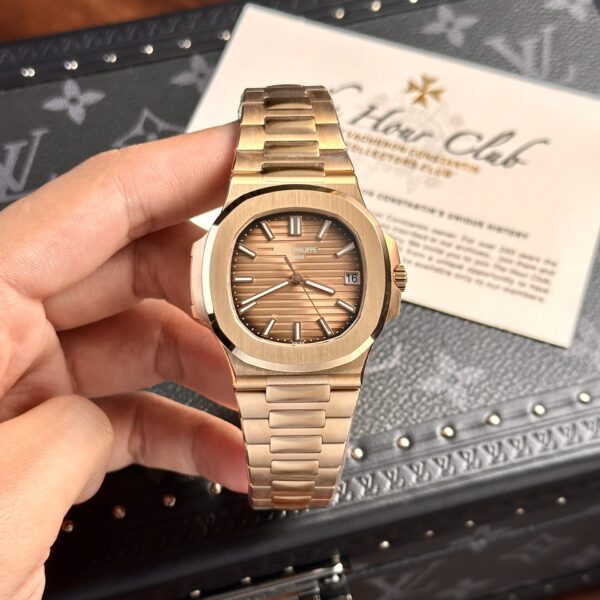 Dong Ho Patek Philippe Nautilus 5711 Mat Nau Vo Vang Hong 3K Factory 40mm 2 1