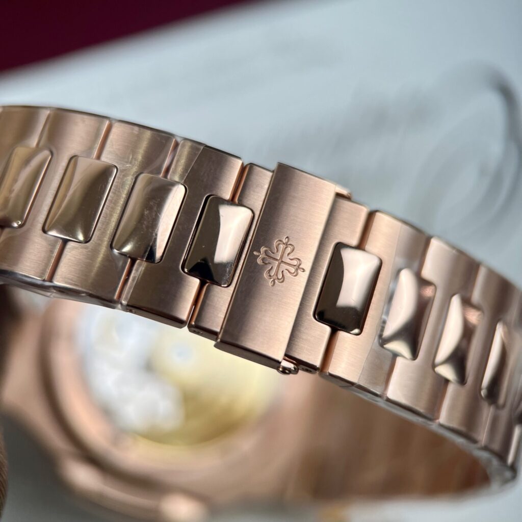 Patek Philippe Super Clone Nautilus 5711 Gold Wrapped & Moissanite Diamonds Custom 40mm - Image 10