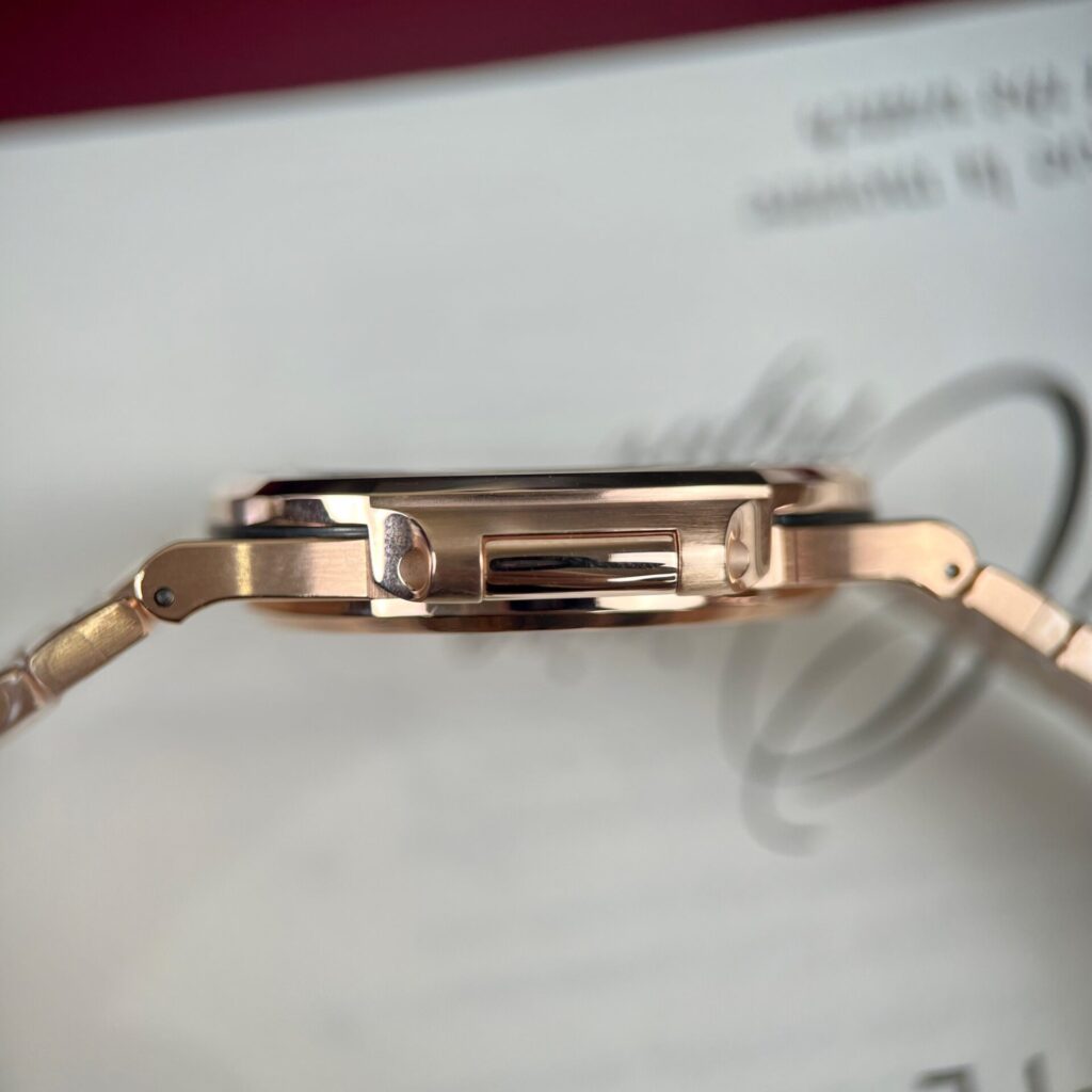 Patek Philippe Super Clone Nautilus 5711 Gold Wrapped & Moissanite Diamonds Custom 40mm - Image 7