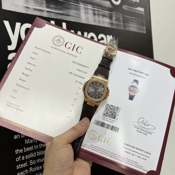 Dong Ho Patek Philippe Nautilus 5711 Rose Gold Nha May 3K 40mm 2 1