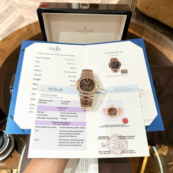 Dong Ho Patek Philippe Nautilus 5712 Boc Vang Mat Chocolate GRF 40mm 1 1