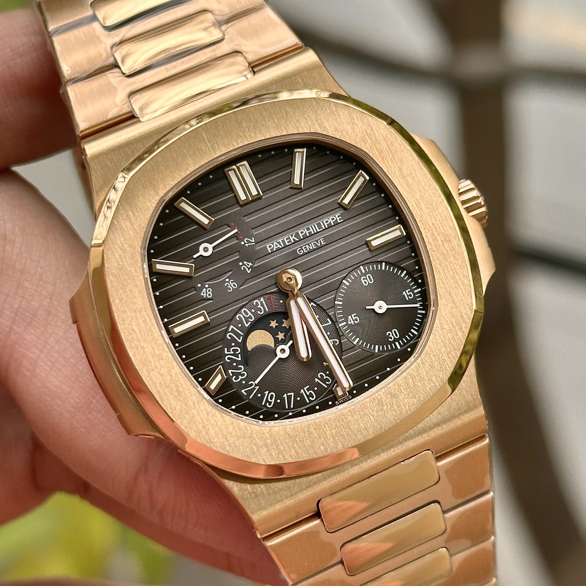 Patek Philippe Nautilus 5712 Full Function Super Clone Watch PPF Factory 40mm - Image 3