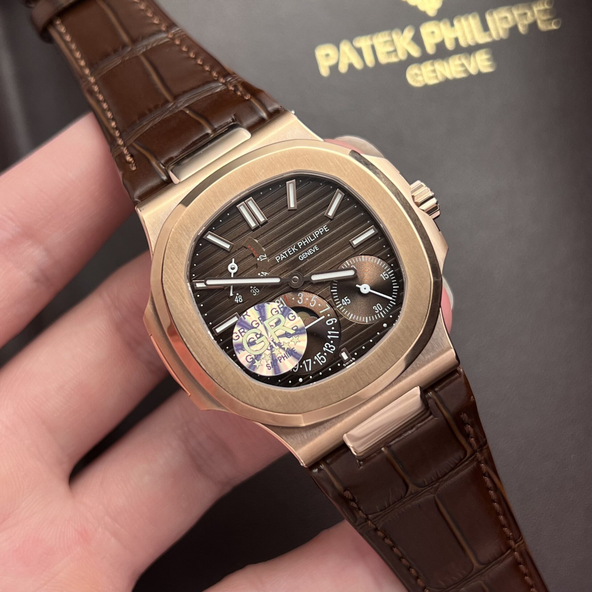 Patek Philippe Nautilus 5712 Super Clone 11 Watch Chocolate Dial GR Factory 40mm - Image 3