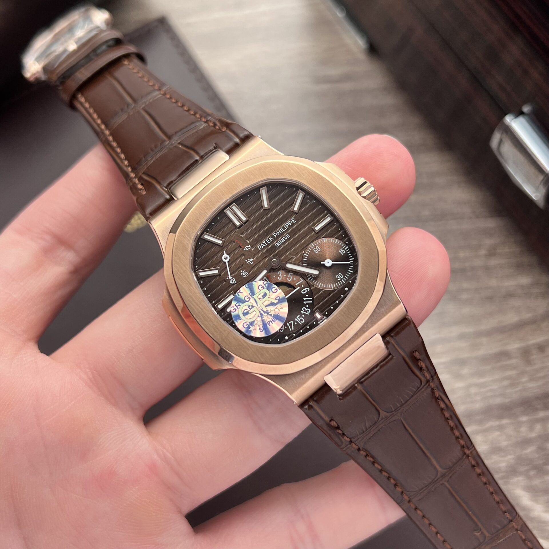 Patek Philippe Nautilus 5712 Super Clone 11 Watch Chocolate Dial GR Factory 40mm - Image 2