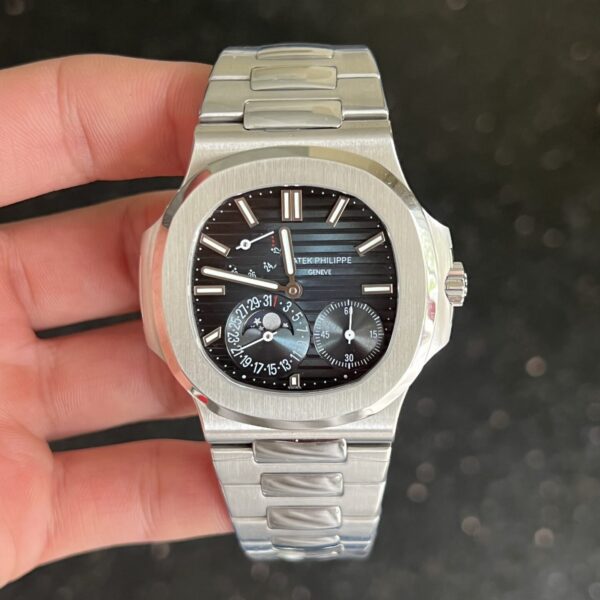 Dong Ho Patek Philippe Nautilus 5712 Mat Xanh Den Replica 11 GRF 40mm 4 1