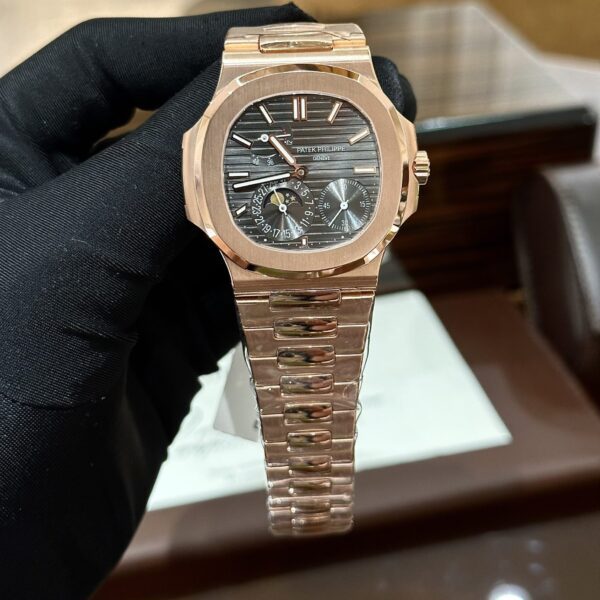 Dong Ho Patek Philippe Nautilus 5712R Che Tac Boc Vang Hong GRF 40mm 4 1
