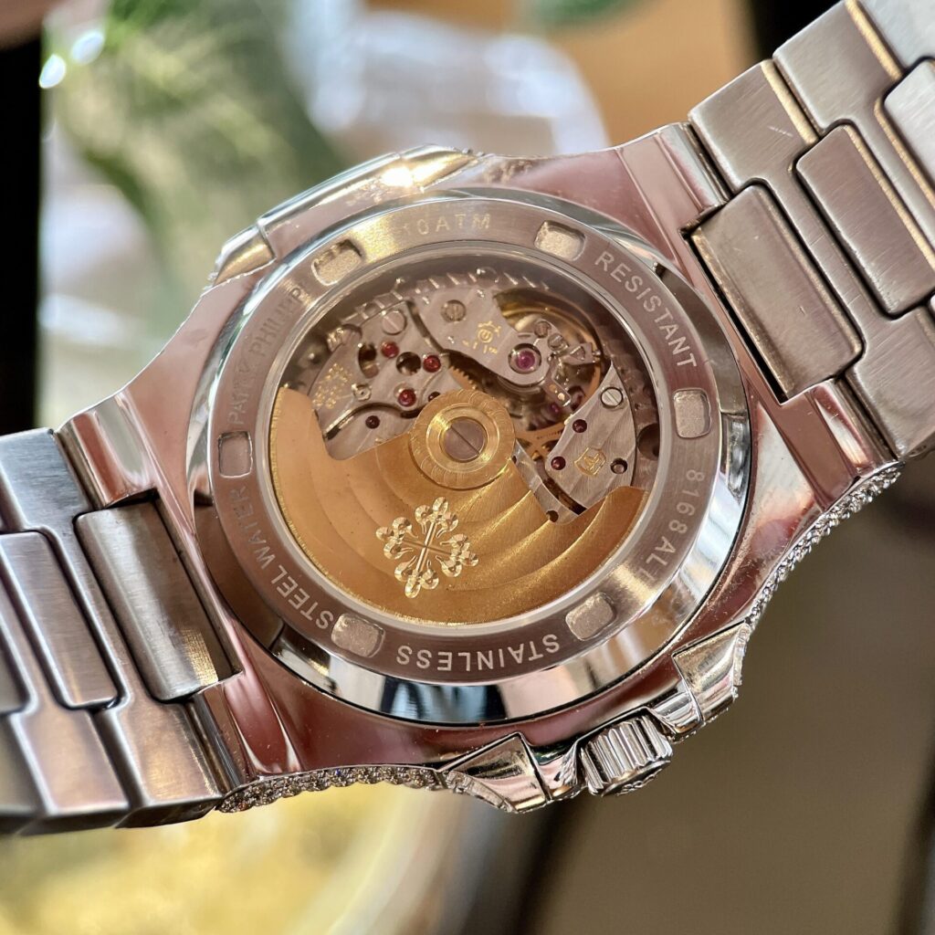 Patek Philippe Super Clone Nautilus 5719 Full CZ 40mm - Image 6
