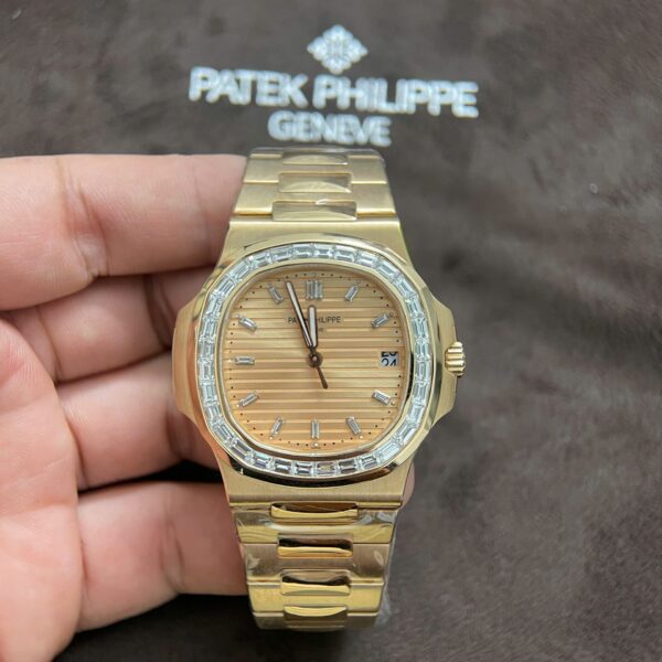 Dong Ho Patek Philippe Nautilus 5723 Che Tac Vang Hong 18K Nguyen Khoi Kim Cuong Tu Nhien 40mm 1 1