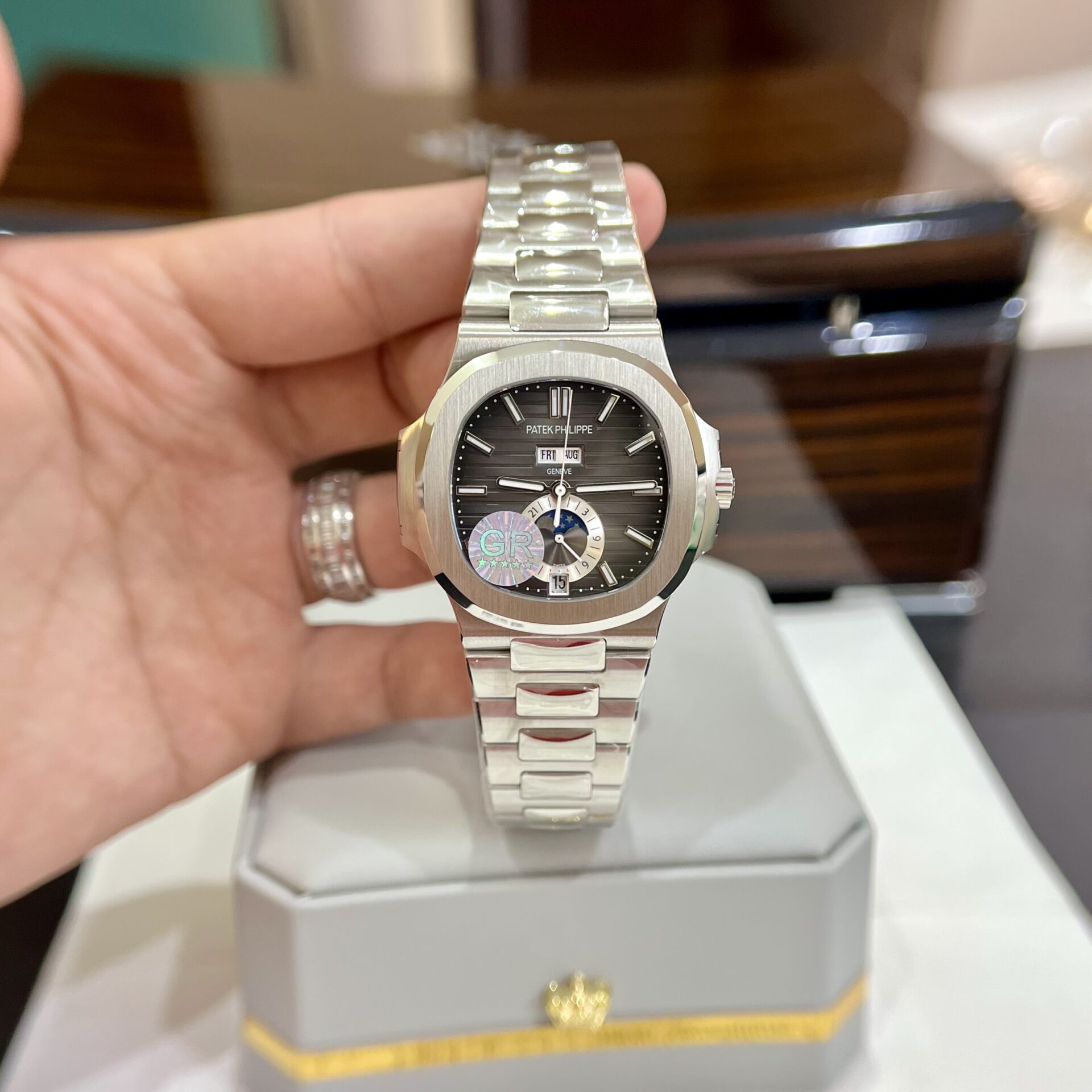 Patek Philippe Nautilus 5726G Super Clone Watch Dial Gray GR Factory 40.5mm