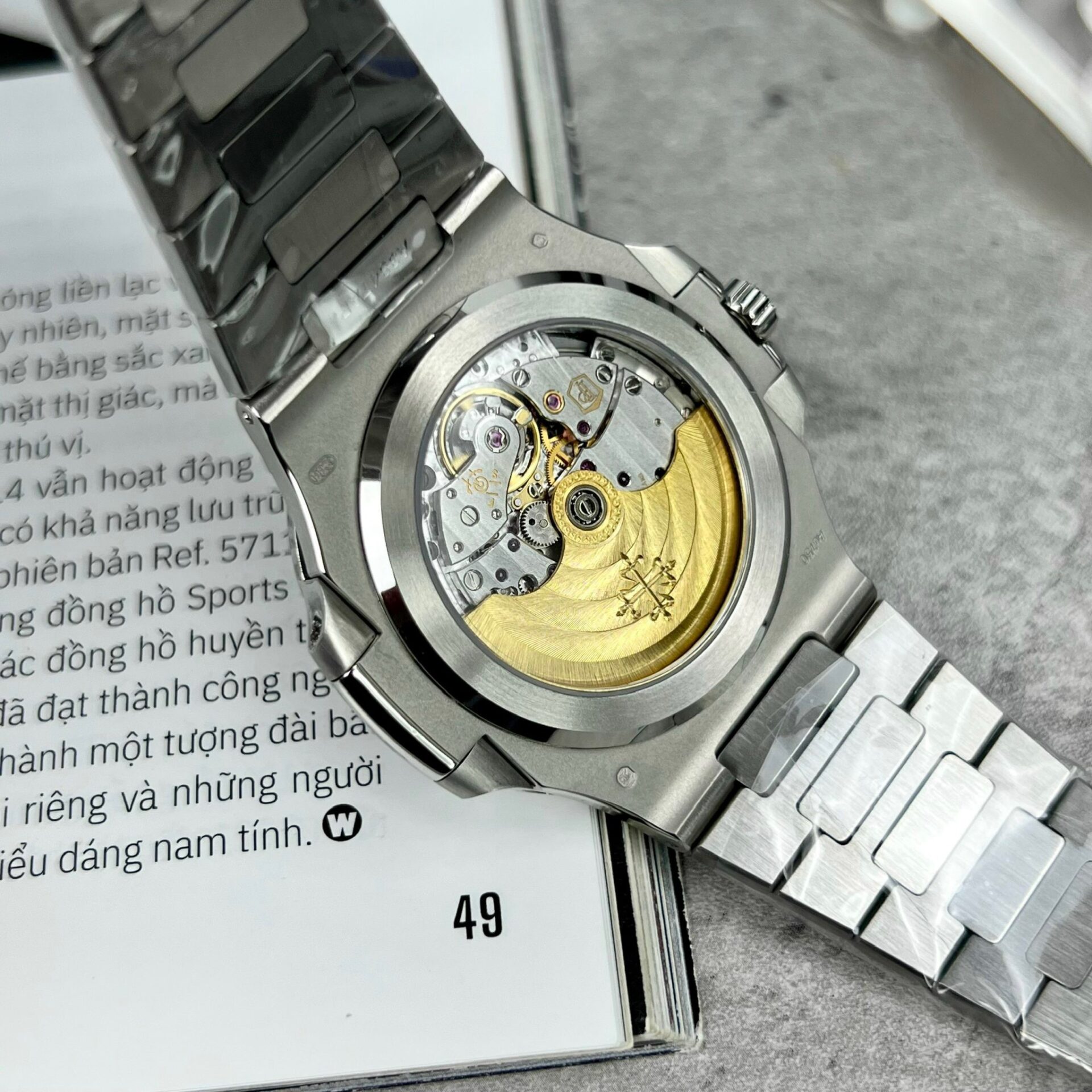 Patek Philippe Super Clone 11 Watch Nautilus 5811 Refine Dial 3K 41mm - Image 6