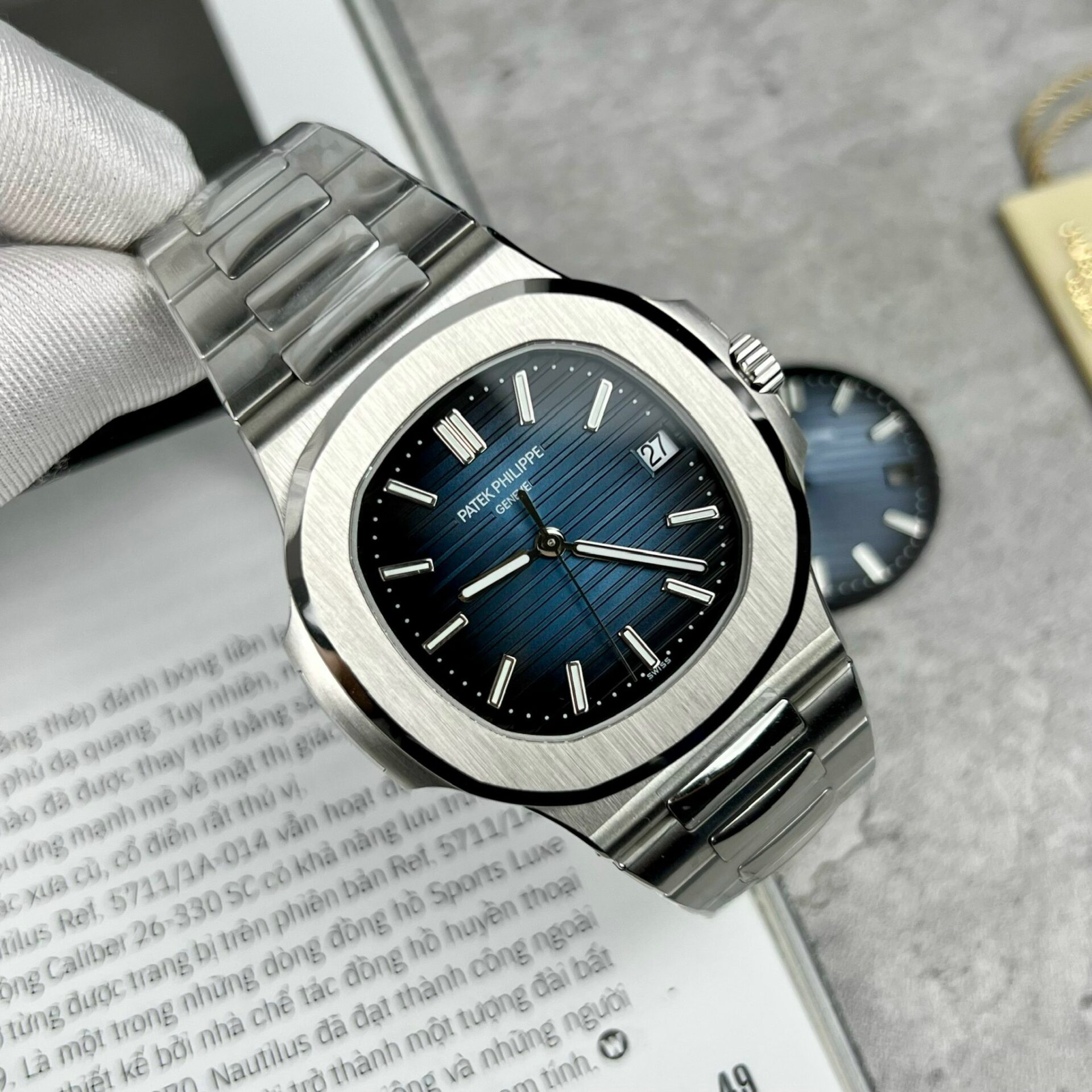 Patek Philippe Super Clone 11 Watch Nautilus 5811 Refine Dial 3K 41mm - Image 3