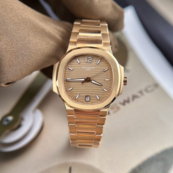 Dong Ho Patek Philippe Nautilus 7118 Replica Mau Vang Hong Nha May 3K 3 1
