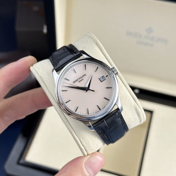 Dong Ho Patek Philippe Rep 11 Calatrava 5227G Mat So Mechanical Ivory 3KF 39mm 7 1