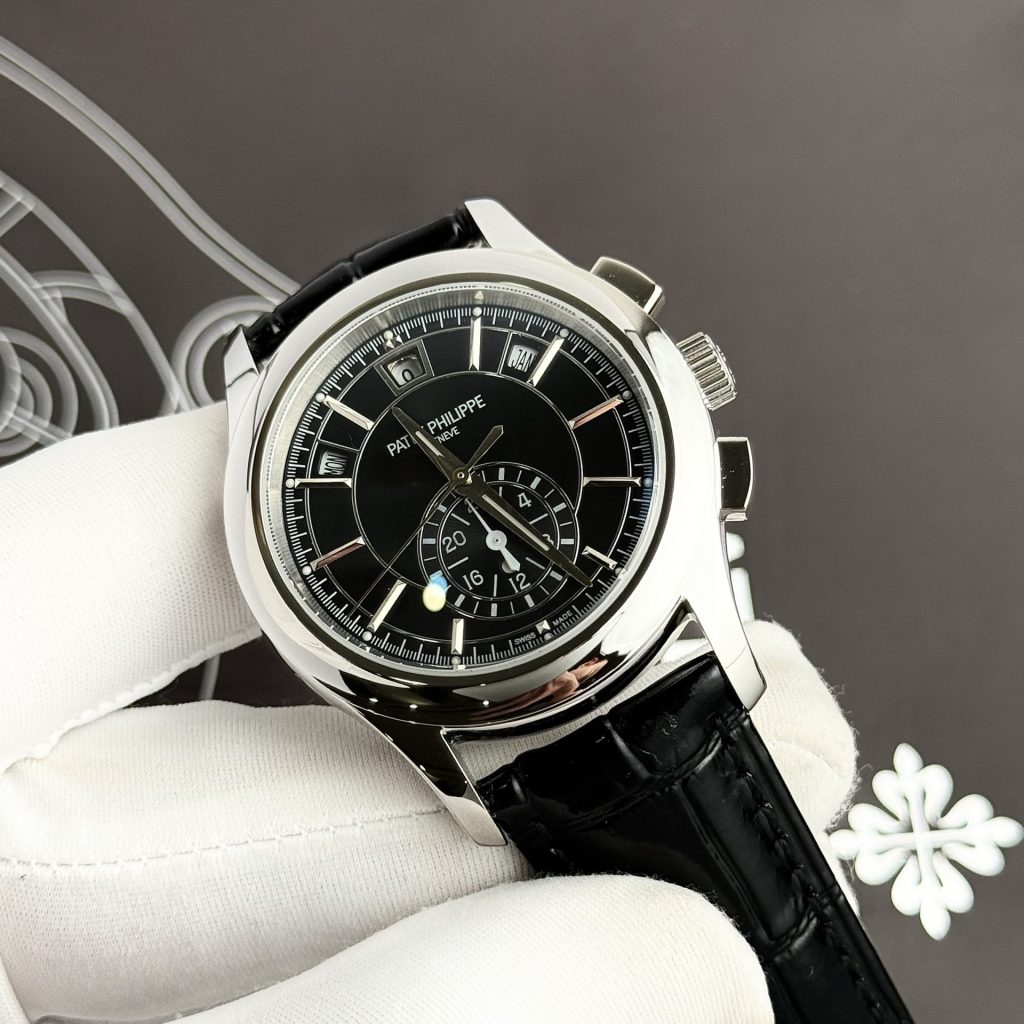 Patek Philippe Super Clone Watch Complications 5905G Dial Black 42mm - Image 3