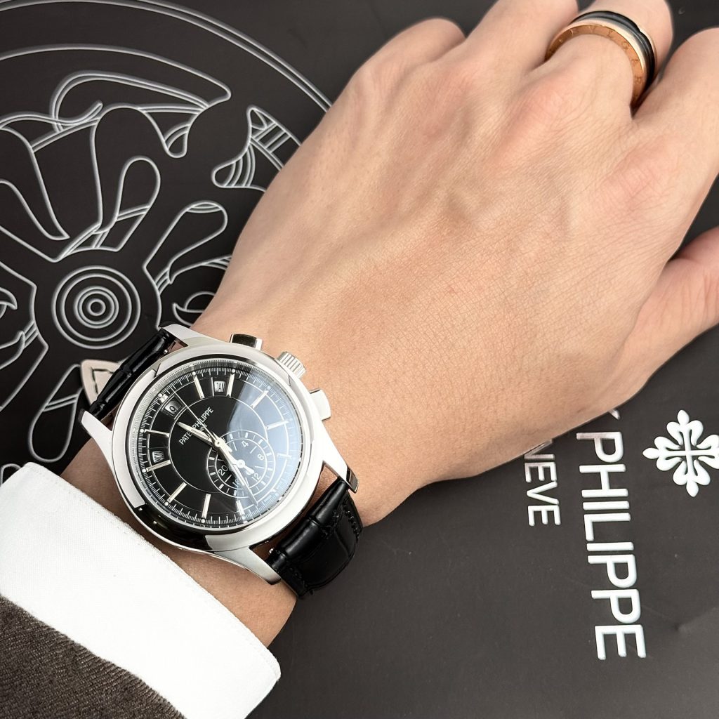 Patek Philippe Super Clone Watch Complications 5905G Dial Black 42mm - Image 7
