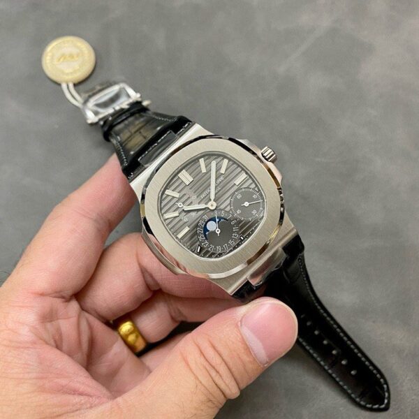 Dong Ho Patek Philippe Rep 11 Nautilus 5712 Mat Xam Khoi Nha May PPF 40mm 5 1