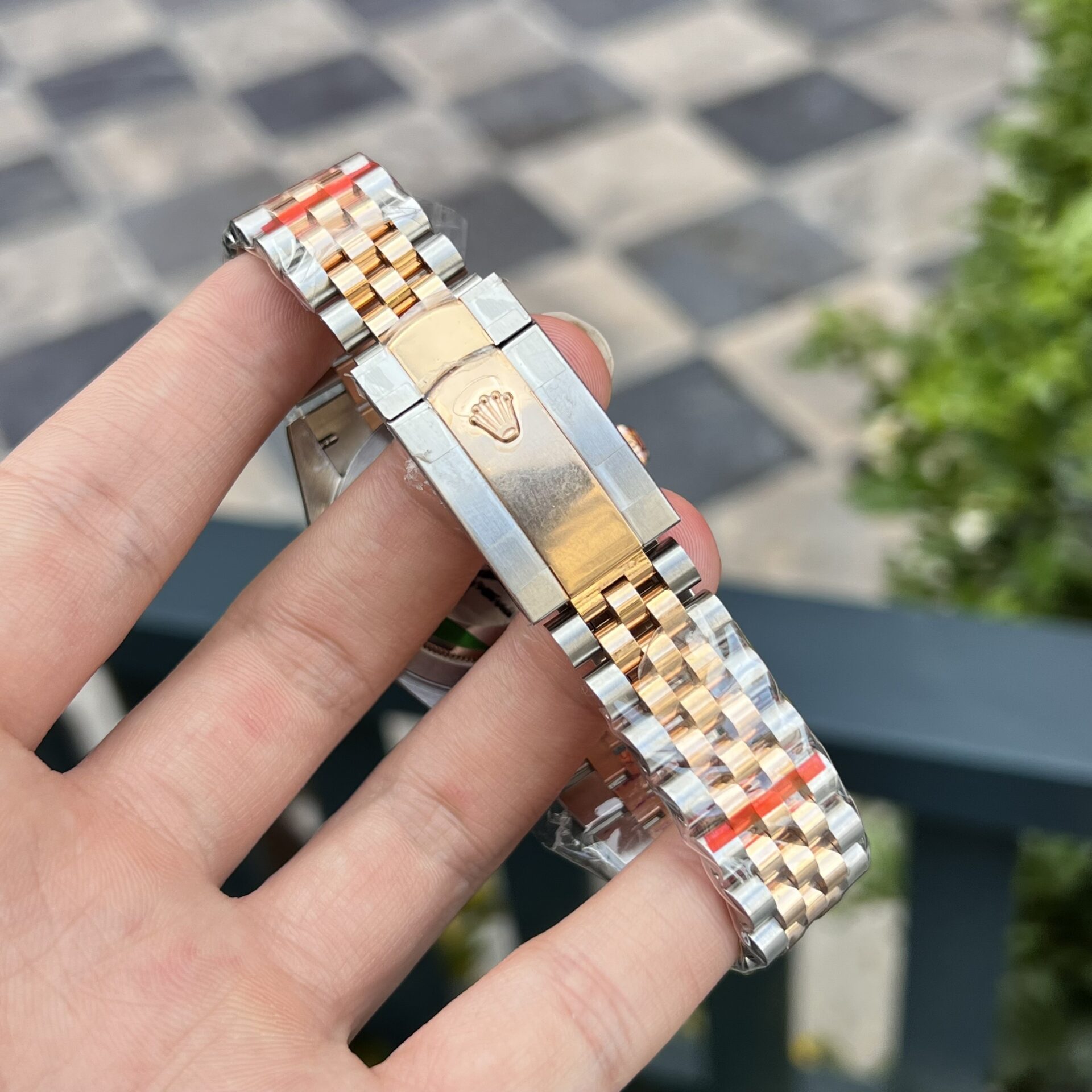 Rolex DateJust Gold Wrapped Chocolate Dial Super Clone Watch Luminous Markers GMF 36mm - Image 6