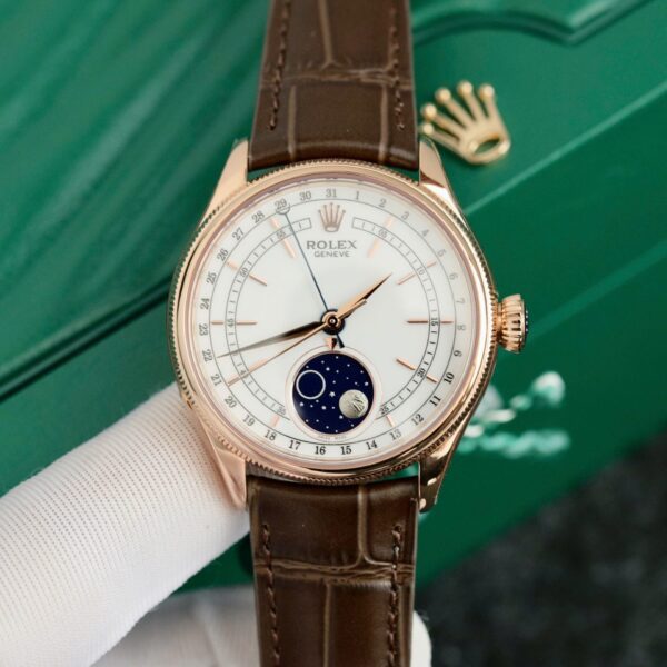 Dong Ho Rolex Cellini Moonphase 50535 Replica 11 Day Da Nau 2 1