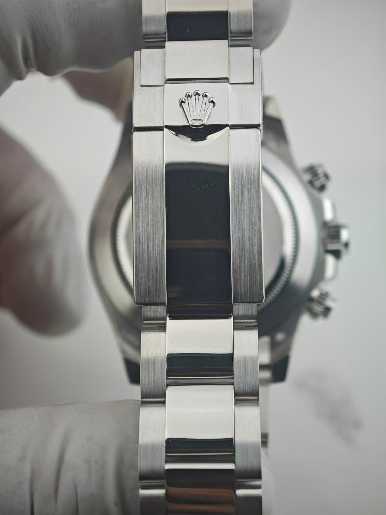 Rolex Cosmograph Daytona 116576TBR Super Clone Watch Platinum PT950 + Diamonds Custom 40mm - Image 15