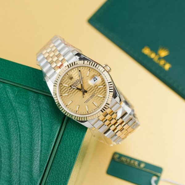 Dong Ho Rolex Che Tac DateJust 126233 Mat Nep Gap Boc Vang GM Factory 36mm 1 1