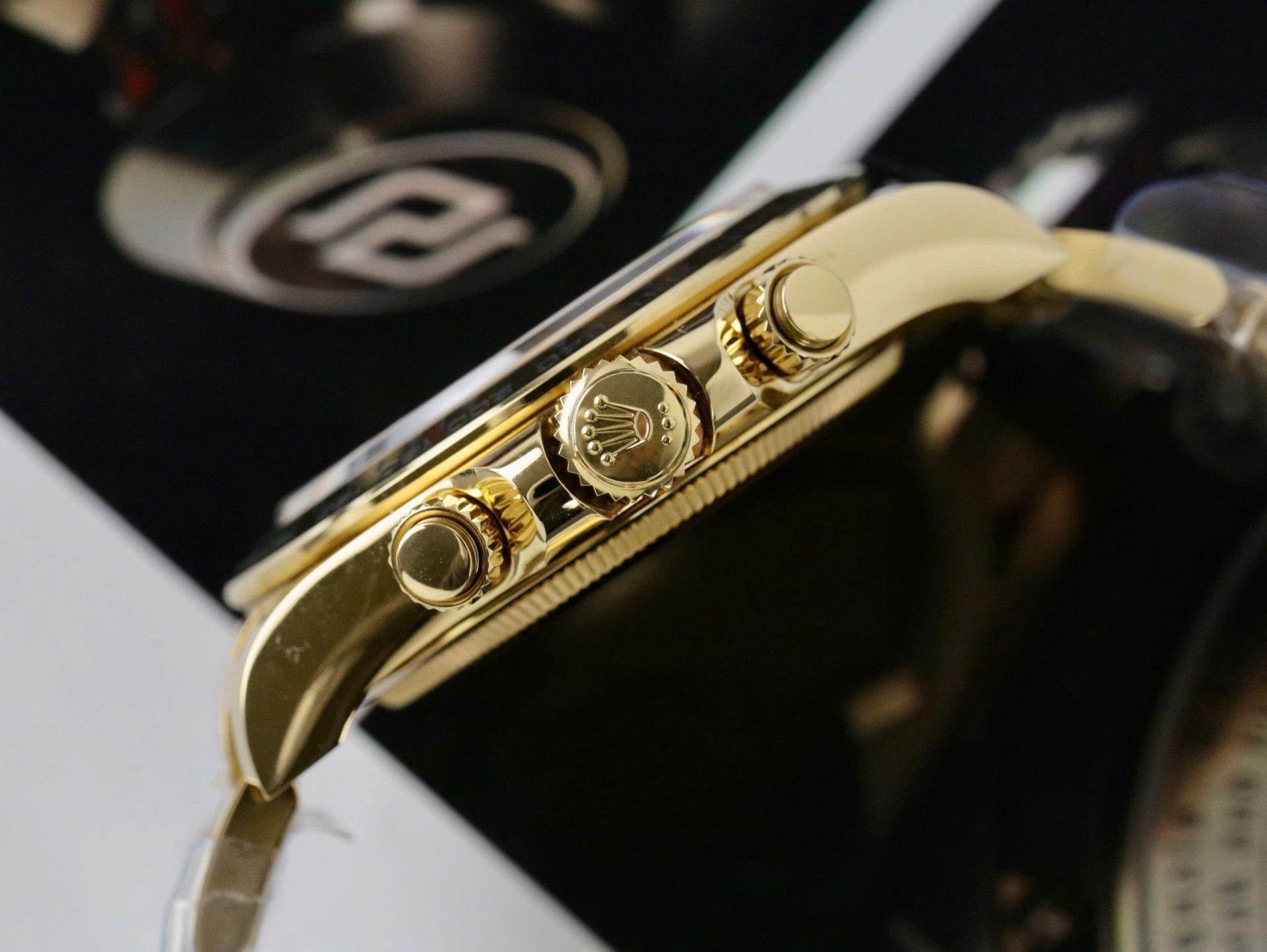 Rolex Super Clone Watch Daytona 126508 Yellow Dial Oyster Strap 40mm - Image 6