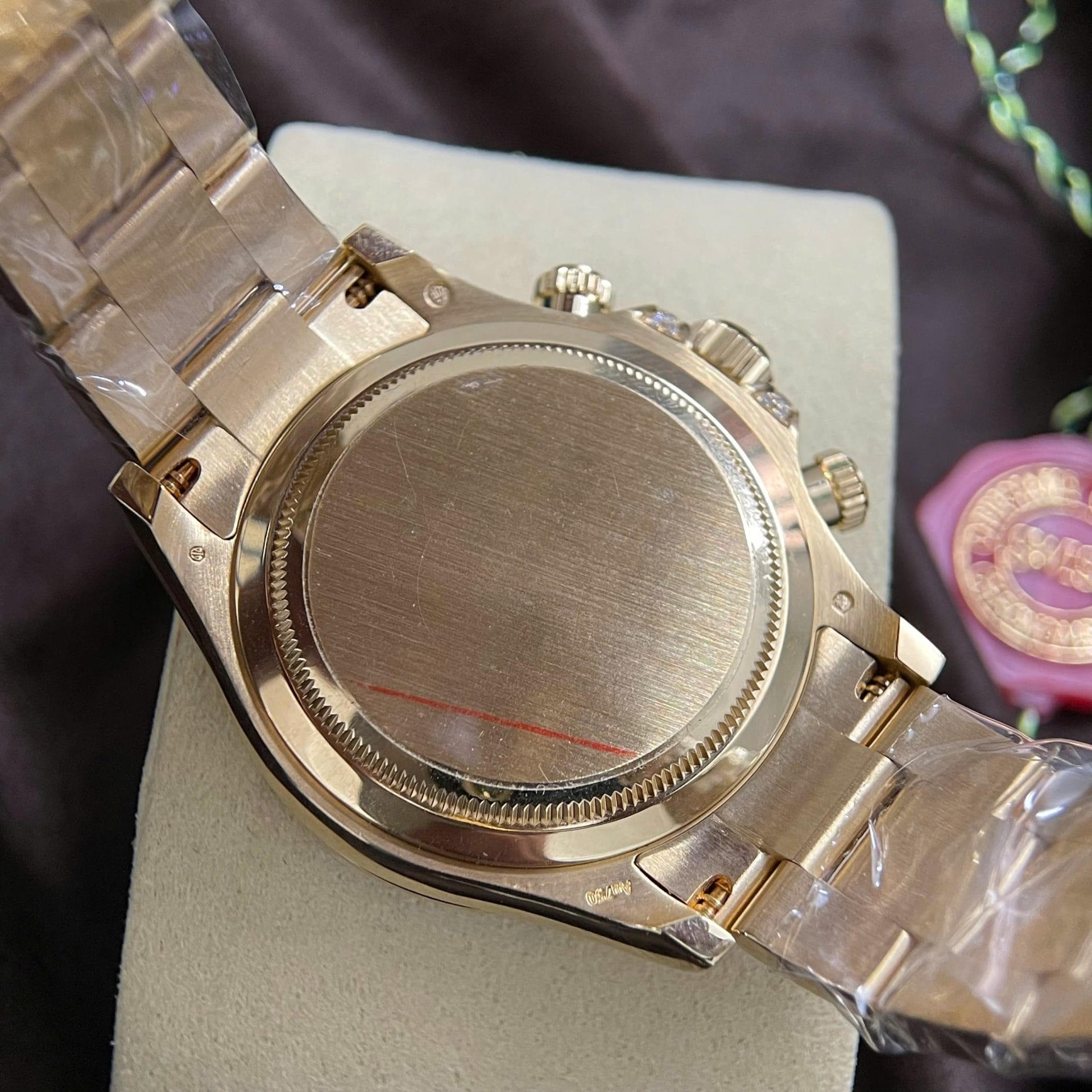 Rolex Cosmograph Daytona 126598TRU Super Clone18K Solid Gold + Ruby + Natural Diamonds 40mm - Image 6