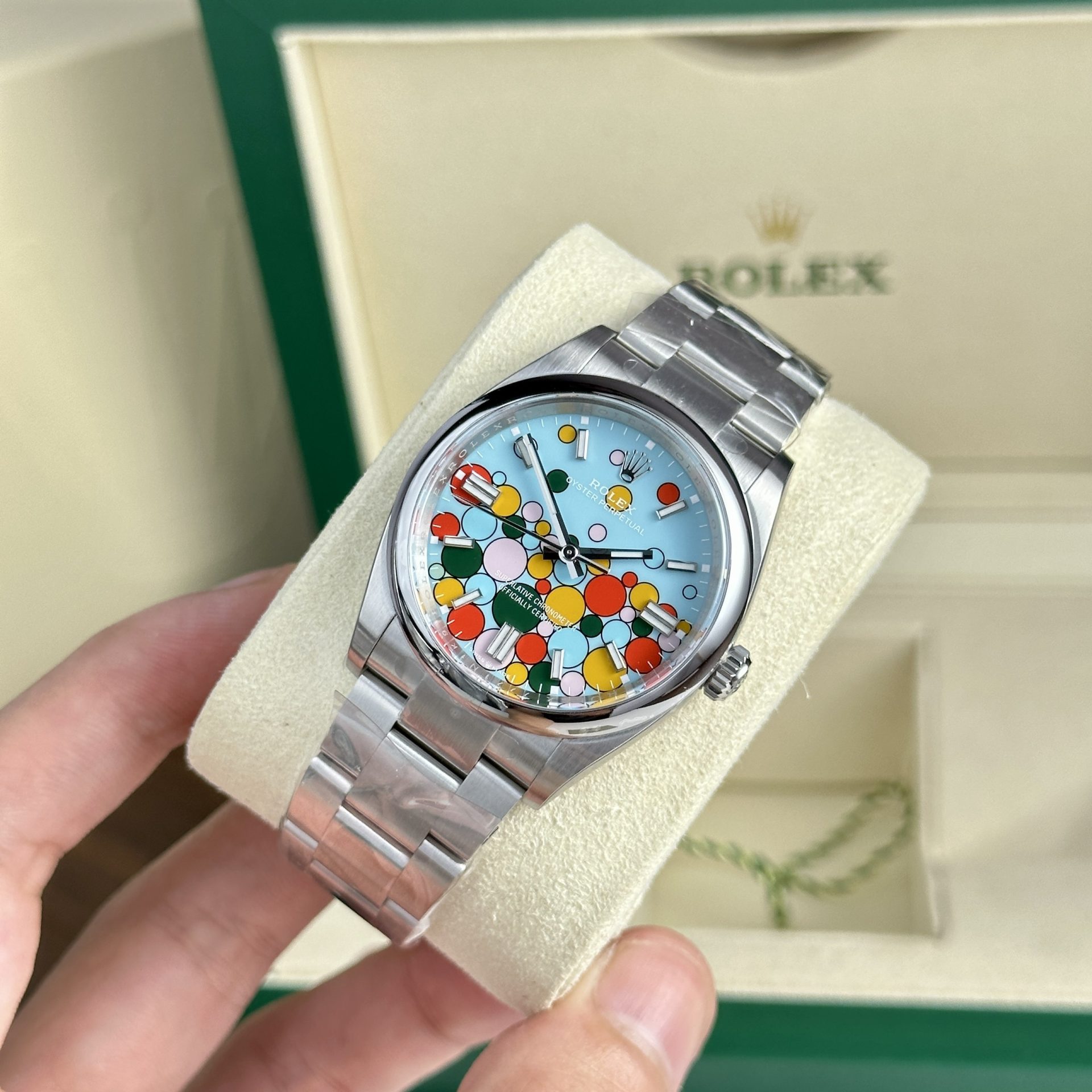 Rolex Oyster Perpetual 124300 Super Clone Watch Celebration Clean Factory 36mm