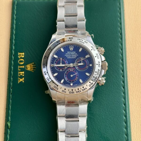 Dong Ho Rolex Cosmograph Daytona 1165069 Tinh Chinh Nang Mat Xanh Blue 40mm 8 1
