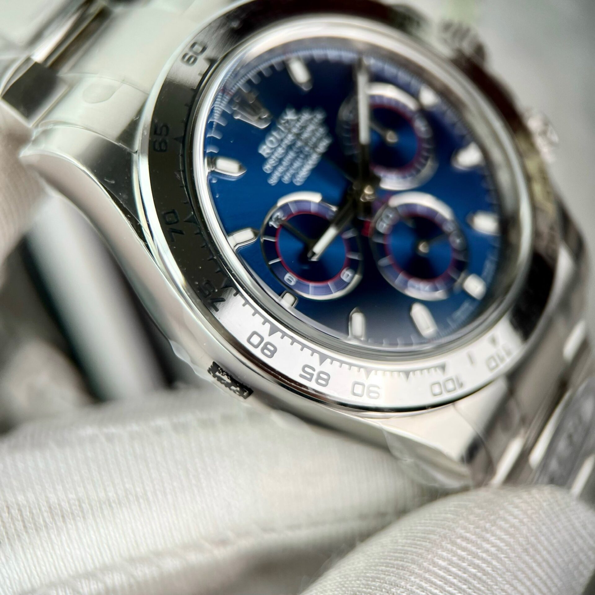 Rolex Daytona 116509 Super Clone Watch Blue Dial Clean Factory 40mm - Image 5