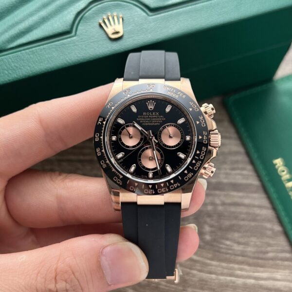 Dong Ho Rolex Cosmograph Daytona 116515LN Replica 11 Vang Hong BTF 40mm 14 scaled 1