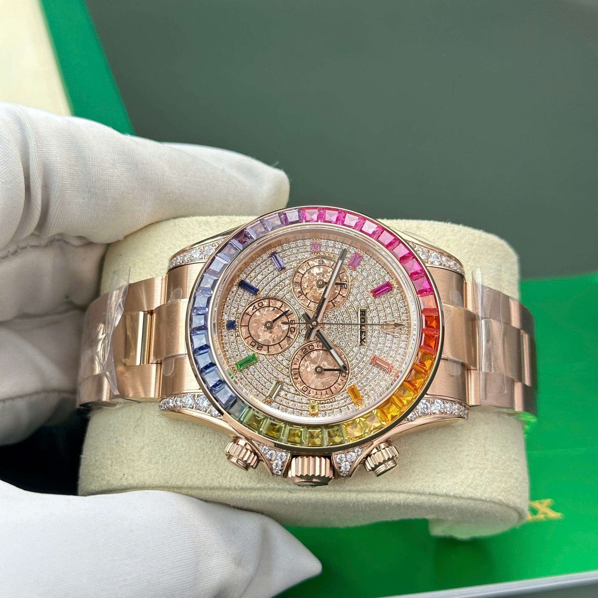 Rolex Cosmograph Daytona 116595 Rainbow Super Clone Watch BT Factory 40mm - Image 4